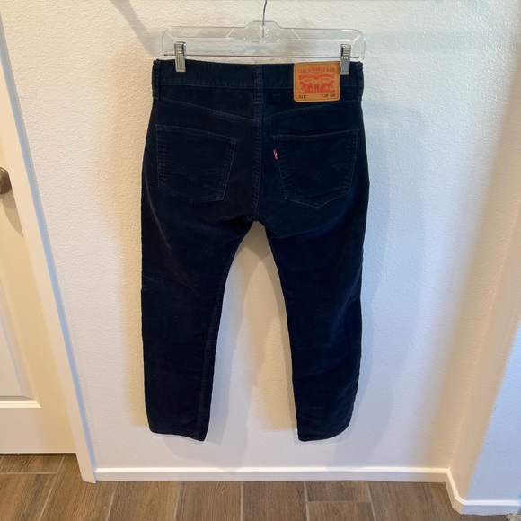 511 Levi’s, dark blue corduroy.  Basically new, only worn a few times. - Picture 3 of 3
